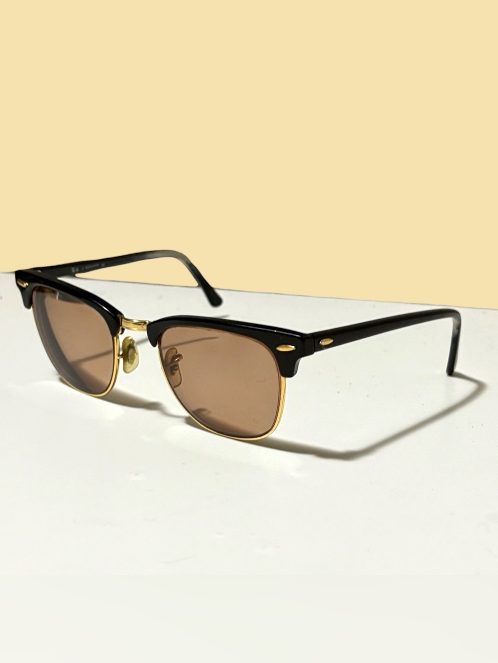 Ray-Ban Clubmaster Sunglasses Frame Only Black Gold RB3016 51-21